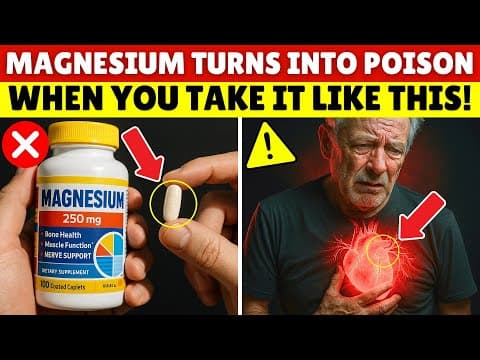 STOP Taking MAGNESIUM GLYCINATE IMMEDIEALTY if You're Making THIS Mistake | Senior Health Tips thumbnail
