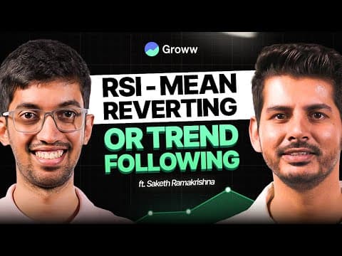 How to use RSI as a trend following indicator? | Swing trading strategy in stocks and fututres thumbnail