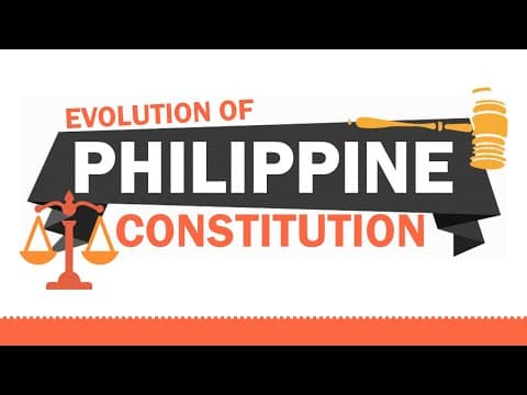 Gen. Info - The Evolution of the Philippine Constitution. thumbnail