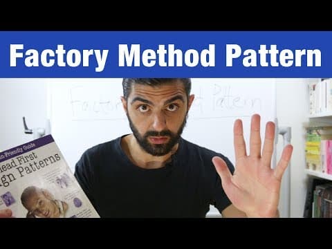 Factory Method Pattern – Design Patterns (ep 4) thumbnail