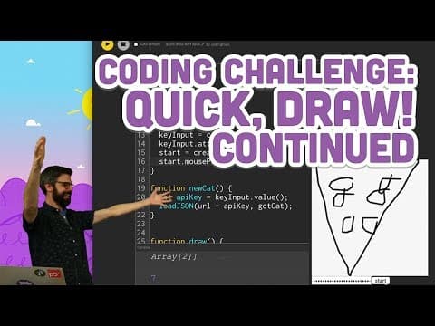Coding Challenge #122: Quick, Draw! Continued thumbnail