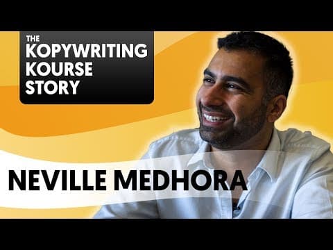 How Neville Medhora of Kopywriting Kourse Writes Copy That Converts thumbnail