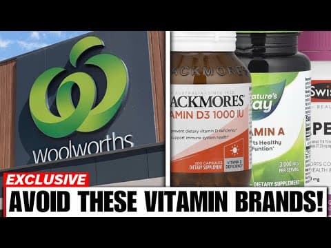 8 Vitamin Brands Australians Must AVOID At All COSTS! (And Few That Are Actually Safe!) thumbnail