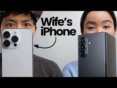 I swapped my Z Fold 7 for Wife's iPhone 16 Pro for a week thumbnail