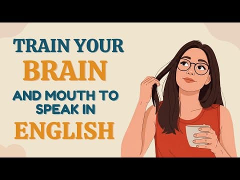 How to Train Your Brain and Mouth to Speak in English | English Speaking Tips | English Podcast thumbnail