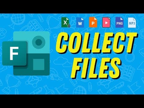 How to Collect File Submissions Using Microsoft Forms thumbnail