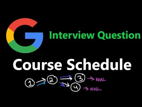 Course Schedule - Graph Adjacency List - Leetcode 207 thumbnail