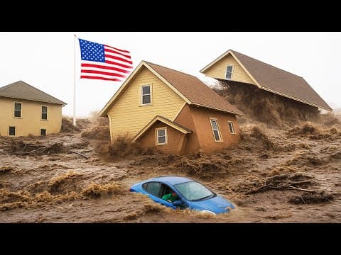 New Mexico Underwater! Catastrophic Flash Floods Sweep Away Homes -Turn Roads To Rivers in Ruidoso thumbnail
