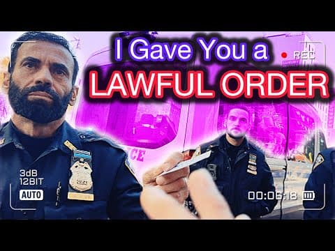 UNLAWFUL ORDERS | GOING HANDS ON OVER PHOTOGRAPHY | NYC thumbnail