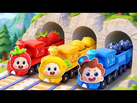 Toot-Toot Train (Candy Version) | Learn Colors | Colors Song | Nursery Rhyme & Kids Songs | BabyBus thumbnail
