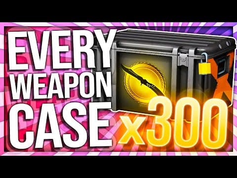 OPENING 300 OF EVERY WEAPON CASE (BUTTERFLY UNBOXING) thumbnail
