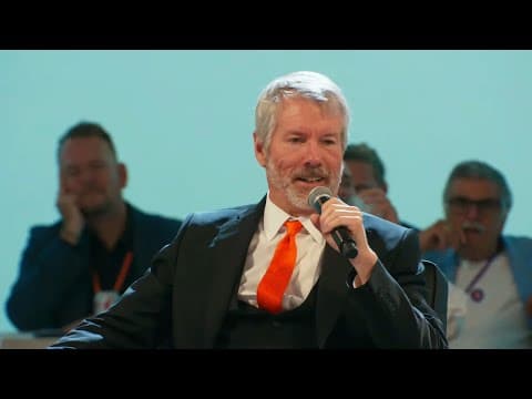 Michael Saylor on Bitcoin & Credit Markets: Bitcoin Treasuries Unconference Full Panel and Q&A thumbnail
