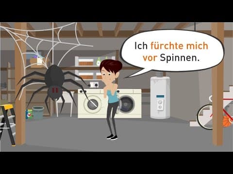 Deutsch lernen | Verben mit Präpositionen 👉 Akkusativ oder Dativ? | Wovor fürchtest du dich? thumbnail