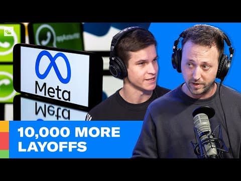 GPT-4 can take the SATs & Meta Lays Off 10,000 More People thumbnail
