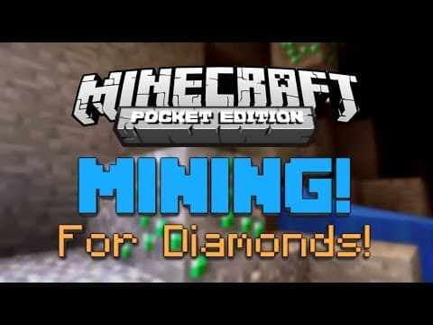 My Guide to Mining in Minecraft PE! (How to Find Diamonds) thumbnail