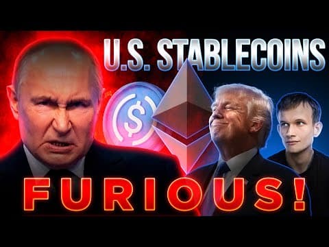 Putin Furious At U.S. Stablecoin Growth on Ethereum!🔥 thumbnail