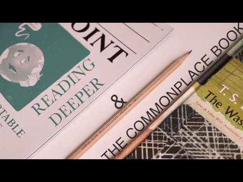 How To Read Deeper - The Importance of a Commonplace Book thumbnail