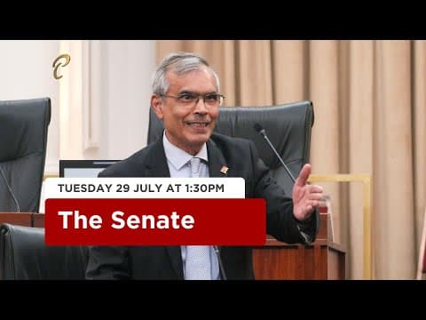 1st Extraordinary Sitting of the Senate - 1st Session - 13th Parliament - July 29, 2025 thumbnail