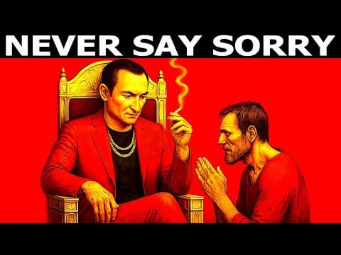The Brutal Cost of Apologies | Machiavelli’s Never Sorry Rule thumbnail