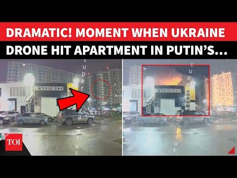 RARE! ‘Ukraine Kamikaze Hits Apartment In Putin’s…’: Dramatic Operation Caught On Cam thumbnail