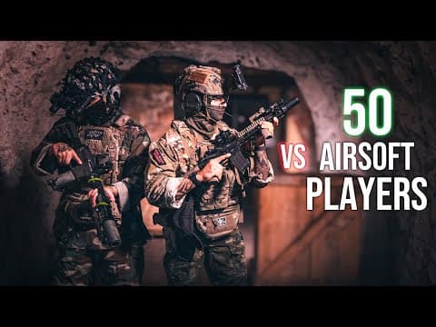 Ex Royal Marine Commando & Soldier VS 50 Airsoft Players! thumbnail