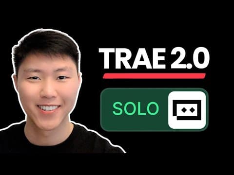 Trae.ai SOLO Mode: Build a Full-Stack App From One Prompt thumbnail