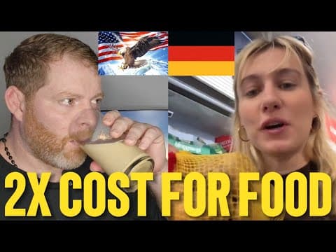 Food Actually Costs Twice As Much In America, Compared To Europe. thumbnail