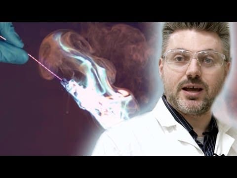 Blue Flame Thrower - Periodic Table of Videos thumbnail