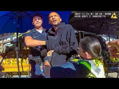 Shoplifter Goes Nuts When Police Refuse to Arrest Themselves thumbnail