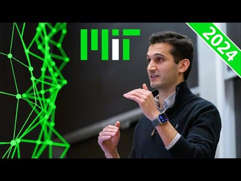 MIT Introduction to Deep Learning | 6.S191 thumbnail