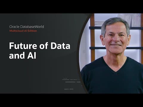 Future of Data and AI: Oracle DatabaseWorld 2025 thumbnail