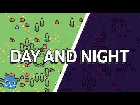 How to Make a DAY AND NIGHT CYCLE in Godot thumbnail