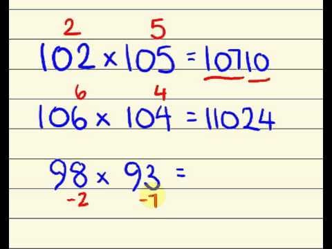 Fast maths trick - multiply two numbers near 100 faster than a calculator using vedic math thumbnail