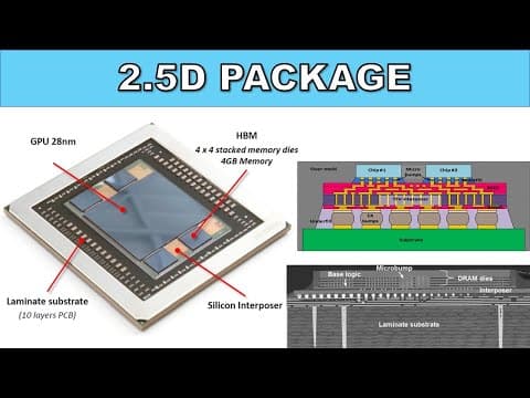 [Eng Sub] 2.5D Package Technology: GPU+HBM, AMD, nVIDIA, TSMC thumbnail
