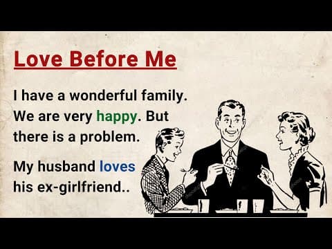 Learn English through Stories Level 3 ⭐ Love Before Me - Emotional English Story for Listening thumbnail