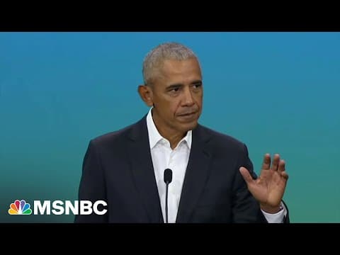 Obama: Israel-Hamas war forcing 'moral reckoning on all of us' I See the full speech thumbnail