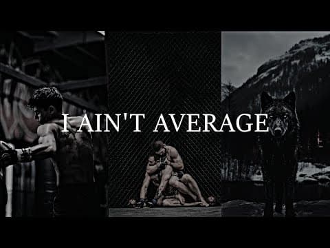 I WON'T STAY AVERAGE - Powerful Motivational Speech Video thumbnail