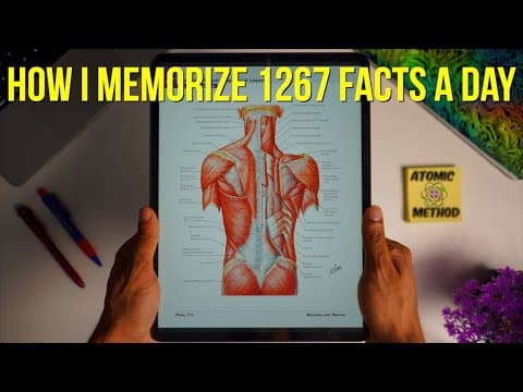 How to Absorb Facts 3x Faster in 7 Days (from a Med Student) thumbnail