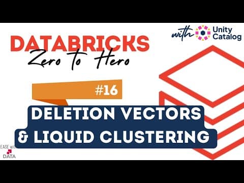 16 Delta Tables Liquid Clustering and Deletion Vectors | Optimize Delta Tables | Delta Clustering thumbnail