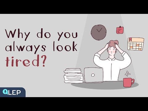 Why Do You Always Feel Tired? |🎙️ 8 Minute English | Beginner thumbnail