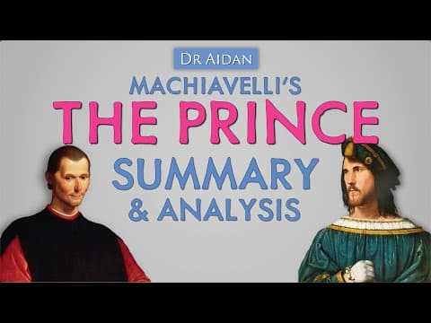 Machiavelli's 'The Prince': Summary & Analysis thumbnail