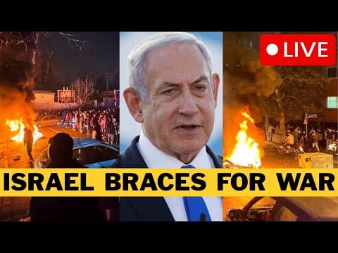 🚨 LIVE: Israel Hospitals On HIGH Alert Over Imminent War With Iran thumbnail