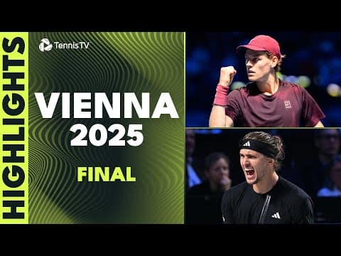 Jannik Sinner vs Alexander Zverev Thriller For The Title 🏆 | Vienna 2025 Final Highlights thumbnail