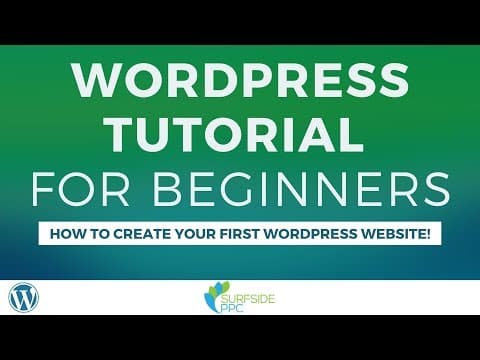 WordPress Tutorial for Beginners 2020 - How to Create Your First WordPress Website thumbnail