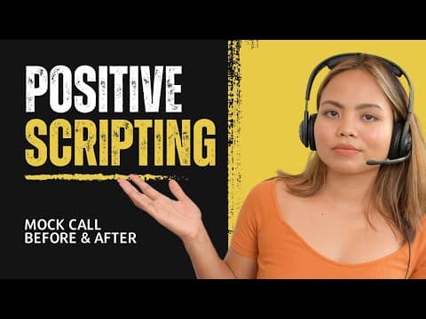 Negative vs Positive Scripting | Customer Service thumbnail