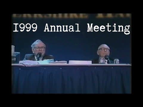 1999 Berkshire Hathaway Annual Meeting (Full Version) thumbnail