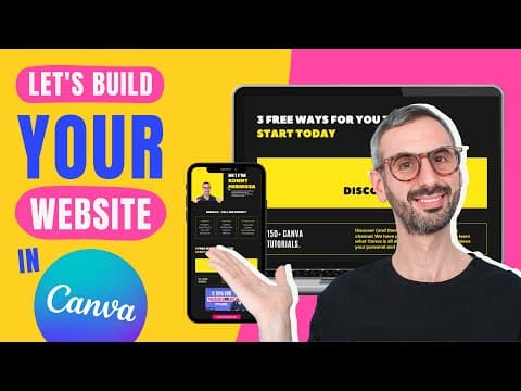 Canva Website: Create yours RIGHT NOW👇 thumbnail