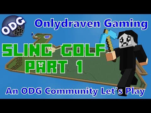 Minecraft Community Let's Play - Sling Golf - Part 1 thumbnail