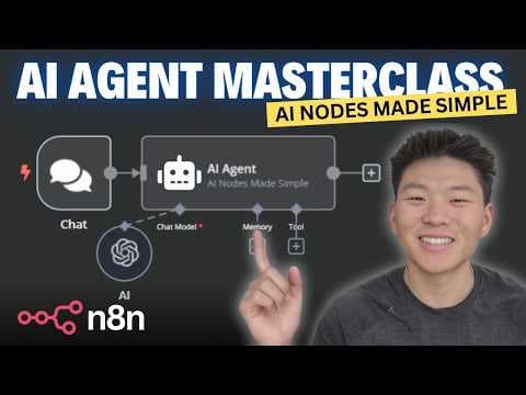 n8n AI Agent Masterclass | AI Nodes Made Simple thumbnail