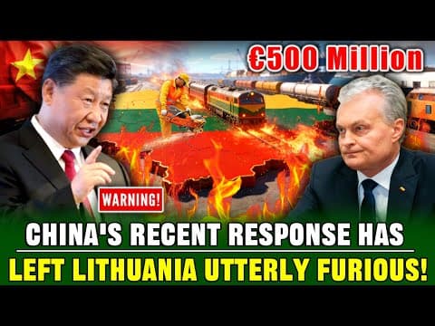 TERRIBLE! Lithuania Made a Concession to China, but China’s Response Has Left Lithuania Furious! thumbnail